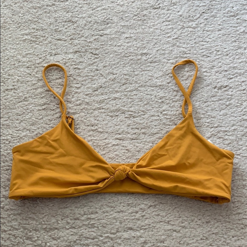 o’neill mustard knot tie top